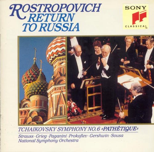 Mstislav Rostropovich/Return To Russia@Tchaikovsky-Sym 6 Pathetique